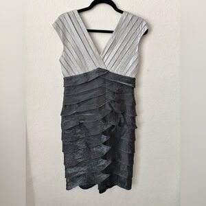 Adrianna Papel Tiered Cocktail Dress Size 6